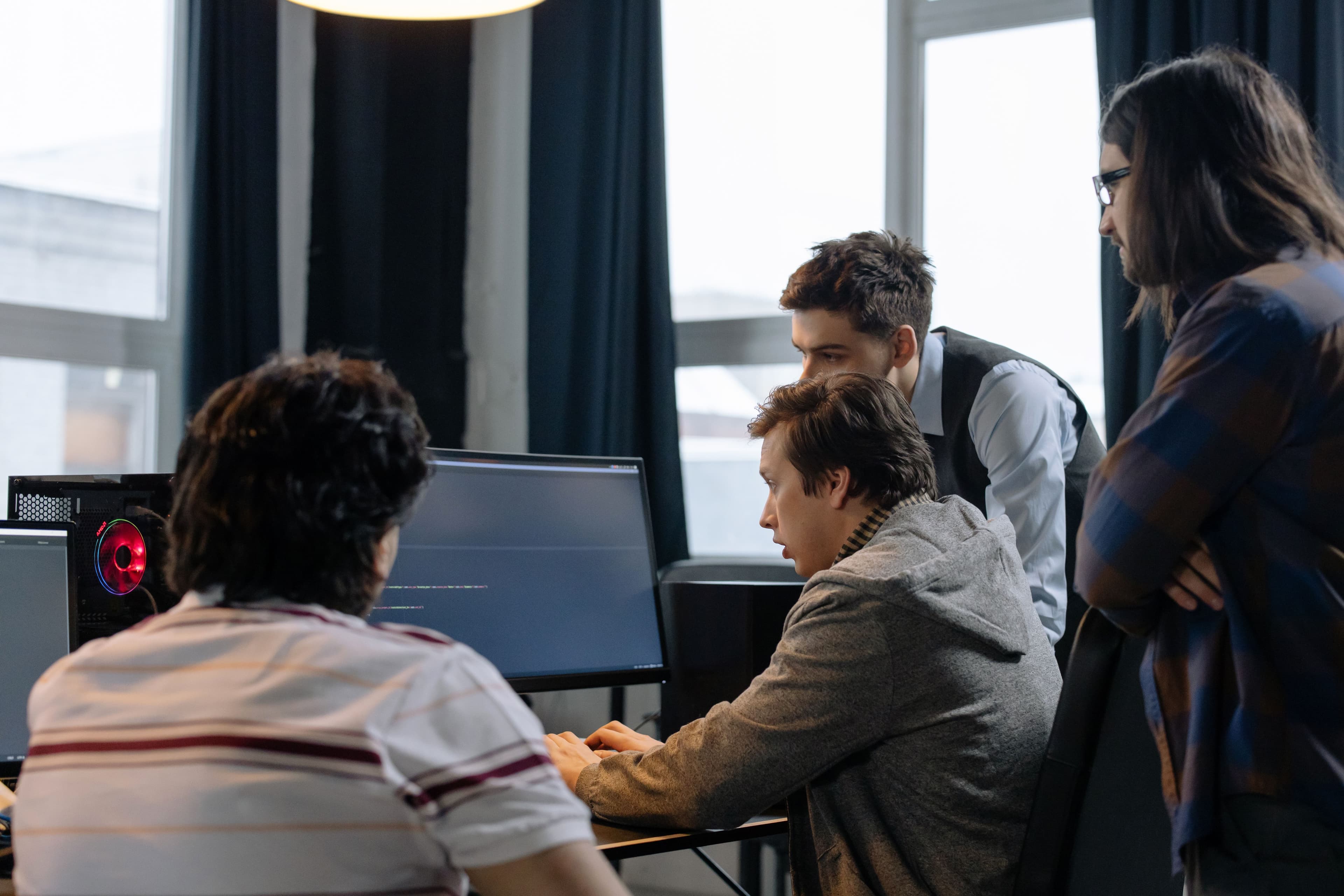 Lambryx AI Engineers Collaborating